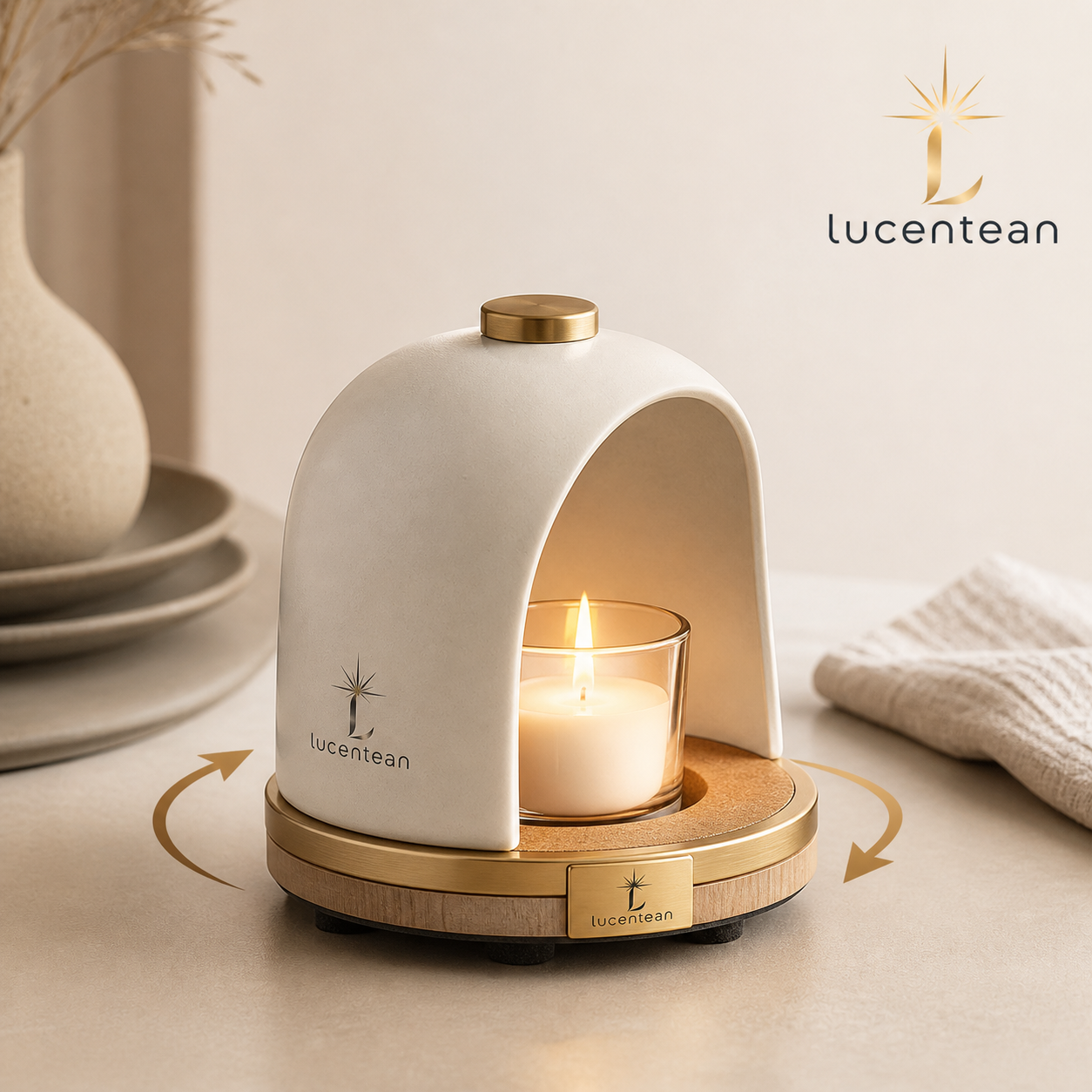 Lucentean™ Candle Zone Shade — Ambient Flame Enclosure