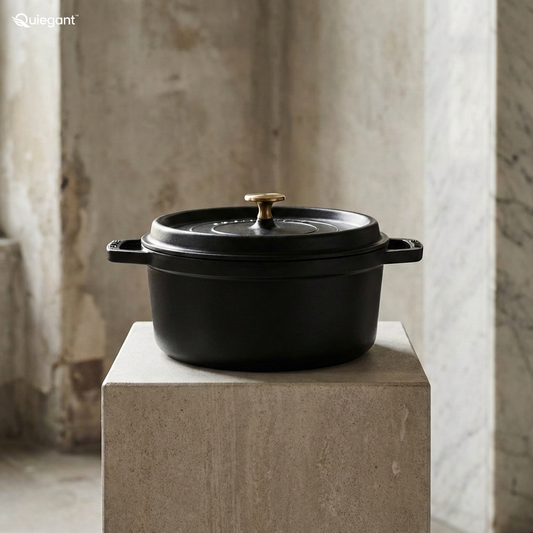 Quiegant™ Hearthstone Cast Iron Dutch Oven