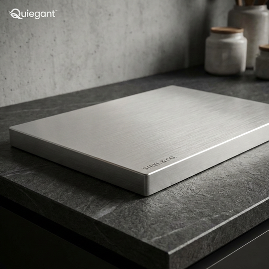 Quiegant™ ForgeBlock Stainless Steel Cutting Board