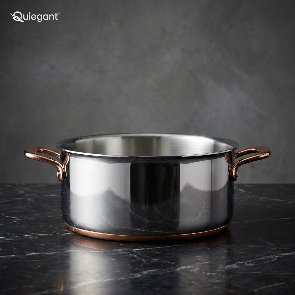 Quiegant™ AuroraCore Stainless Copper Base Stock Pot