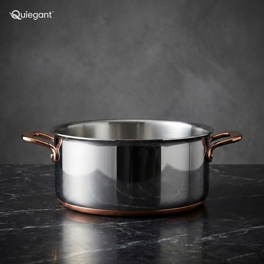Quiegant™ AuroraCore Stainless Copper Base Stock Pot
